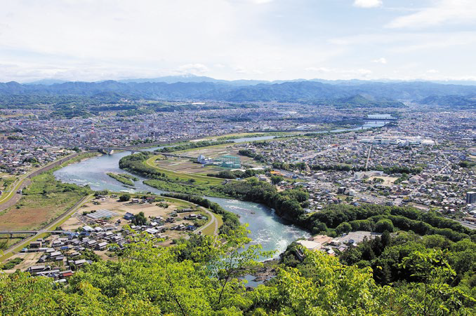 鳩吹山 頂上からの眺め