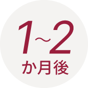 1~2か月後